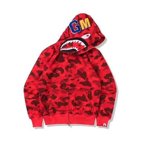 fake bape clothing|bape hoodie shark real.